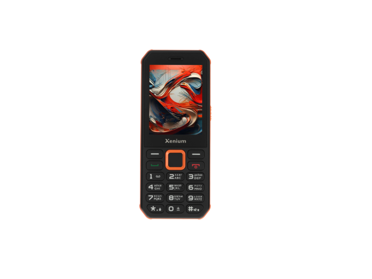 Телефон Philips Xenium X300 Оранжевый/черный (ТХ749-0001)